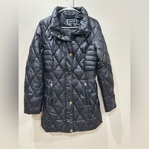 Apt. 9 Black Quilted Coat